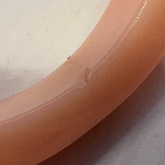 Vintage CHANEL CC Gradient Bangle Bracelet Resin Narrow 01A - Picture 7 of 8